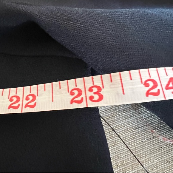 Tuckernuck Daphne swing mini dress Ladies xxl navy blue ruffle neck bow back - Picture 6 of 9